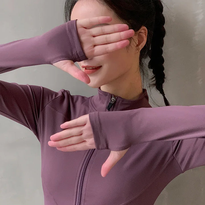 Women’s Thumb Sports Jacket: Stylish Comfort for Your 2025 Workouts - FREE SHIPPING!