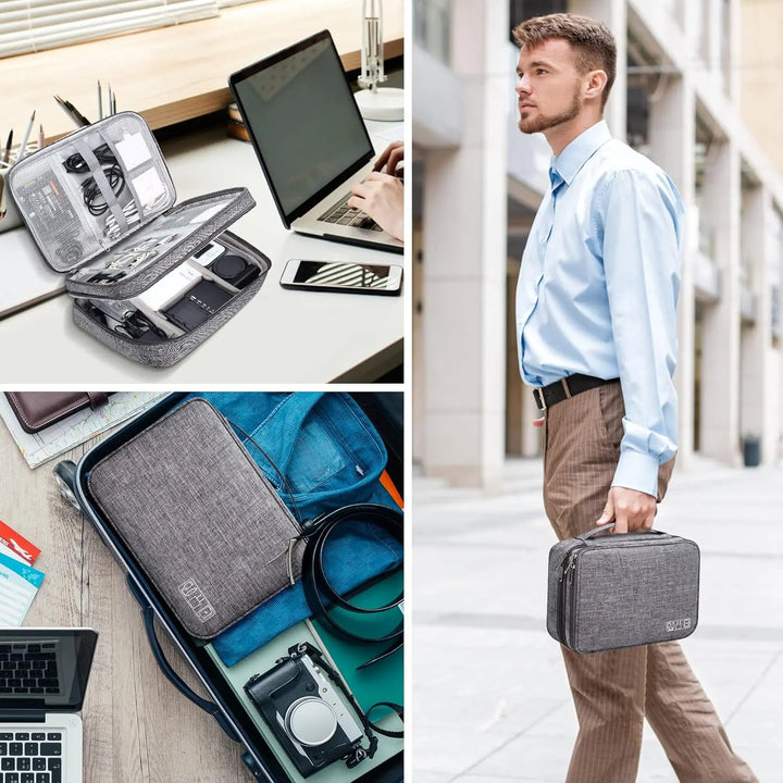 Waterproof Digital Cable Organizer – Keep Your Wires, Chargers, and Gadgets Perfectly Organized on the Go - FREE SHIPPING!