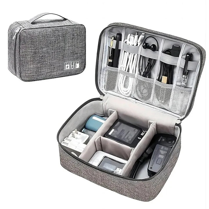 Waterproof Digital Cable Organizer – Keep Your Wires, Chargers, and Gadgets Perfectly Organized on the Go - FREE SHIPPING!