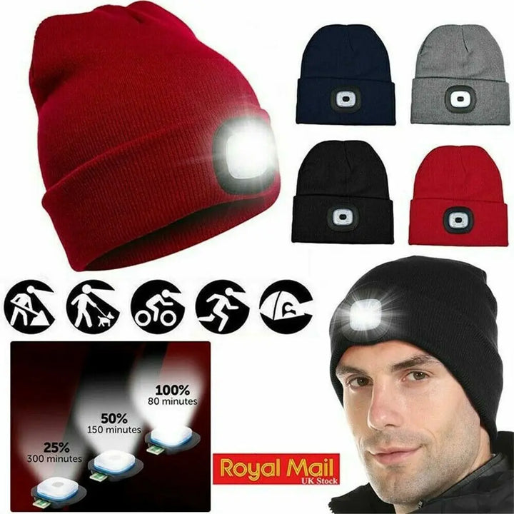 LED Bluetooth Beanie: Music, Light, and Comfort in One Accessory - FREE SHIPPING!