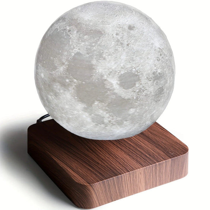 Levitating Moon Table Lamp, Magnetic Floating Night Light With 3 Lighting Modes, 3D Bedside Table Lamp. FREE SHIPPING!