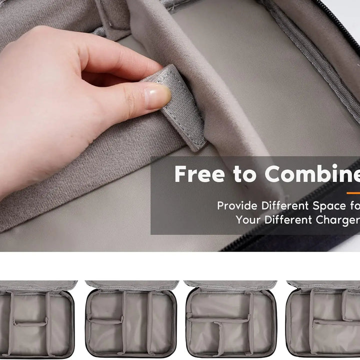 Waterproof Digital Cable Organizer – Keep Your Wires, Chargers, and Gadgets Perfectly Organized on the Go - FREE SHIPPING!