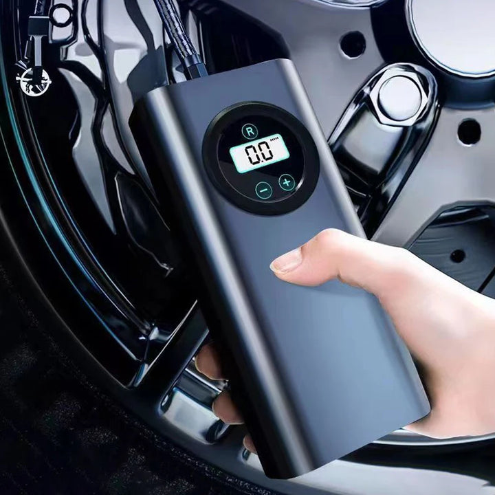 Mini Wireless Rechargeable Air Pump – Portable Digital Compressor for Cars, Motorcycles, Bikes, and Balls - FREE SHIPPING!