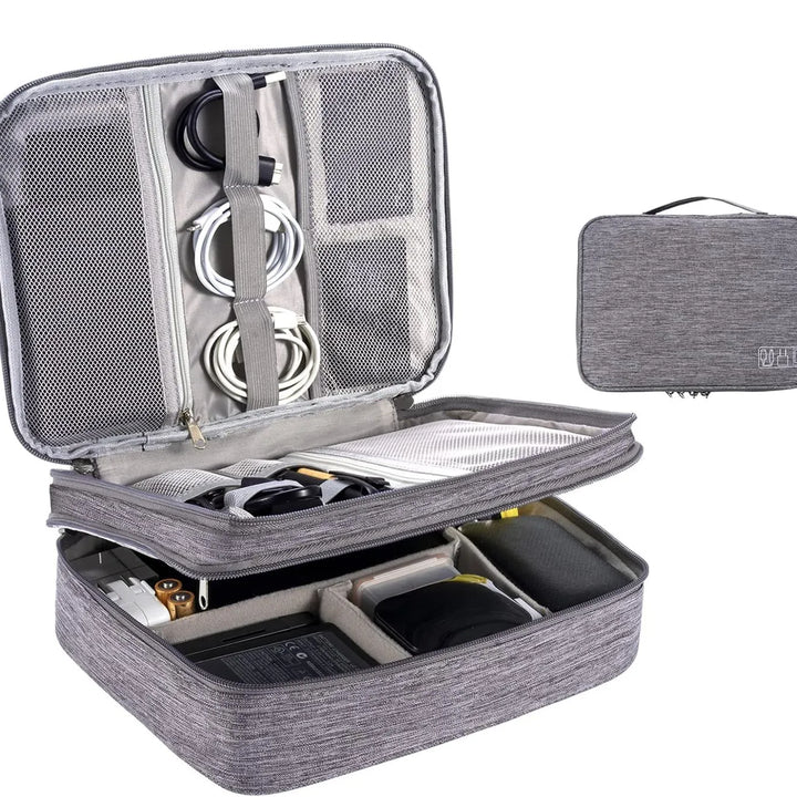 Waterproof Digital Cable Organizer – Keep Your Wires, Chargers, and Gadgets Perfectly Organized on the Go - FREE SHIPPING!