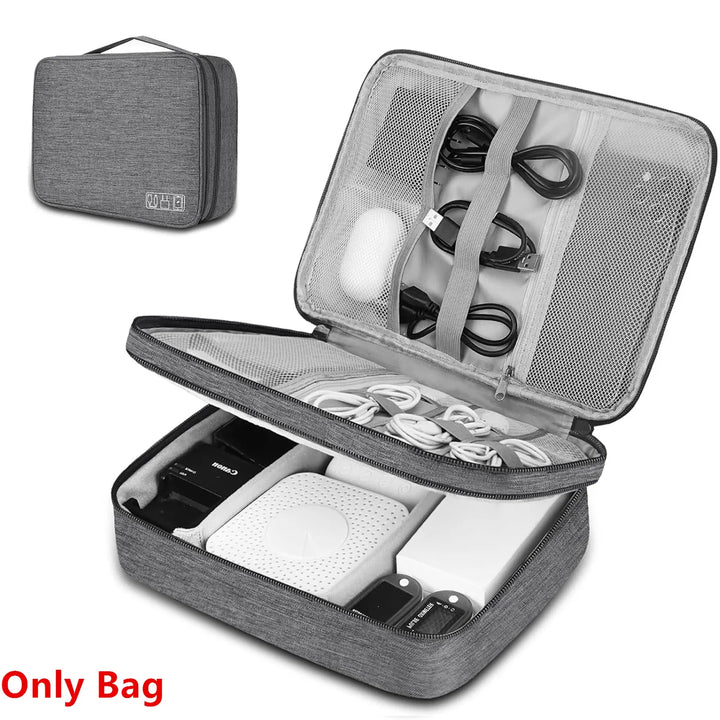 Waterproof Digital Cable Organizer – Keep Your Wires, Chargers, and Gadgets Perfectly Organized on the Go - FREE SHIPPING!