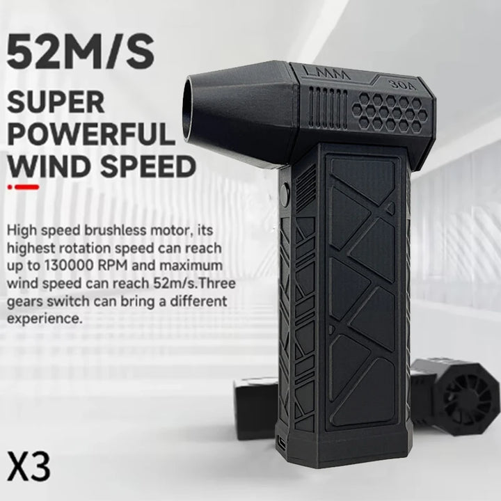 Mini Turbo Jet Fan: High-Power Cleaning at 130,000RPM for Cars and Computers - FREE SHIPPING!