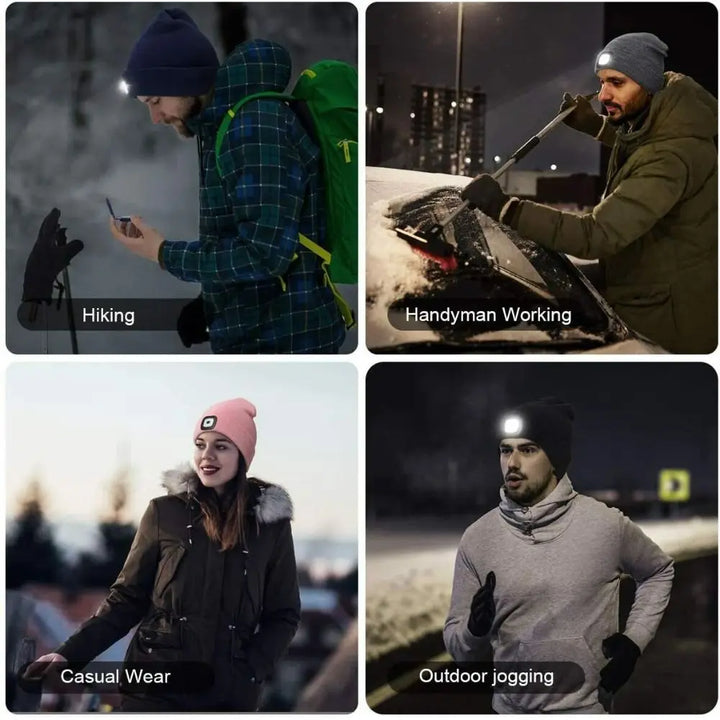 LED Bluetooth Beanie: Music, Light, and Comfort in One Accessory - FREE SHIPPING!