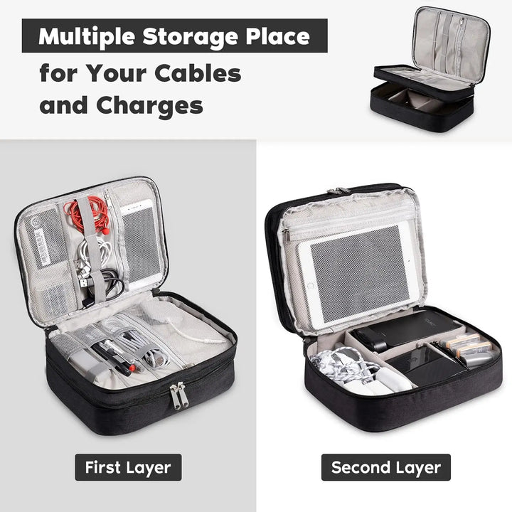 Waterproof Digital Cable Organizer – Keep Your Wires, Chargers, and Gadgets Perfectly Organized on the Go - FREE SHIPPING!