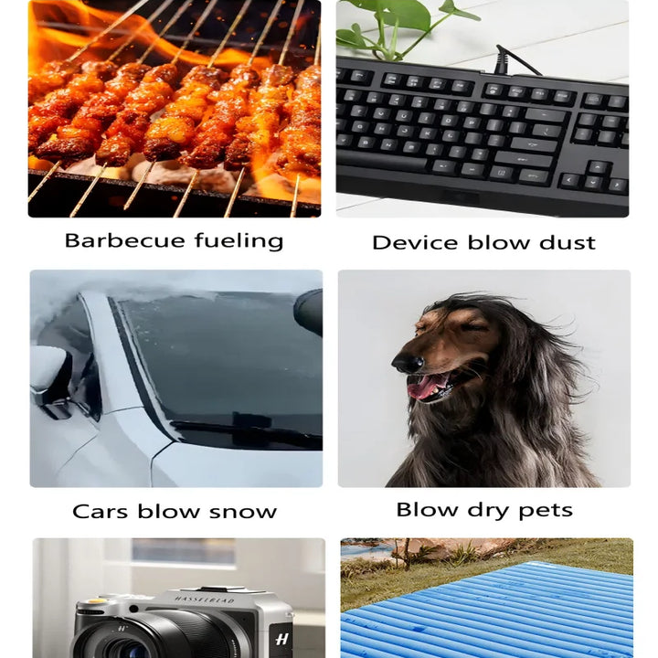 Mini Turbo Jet Fan: High-Power Cleaning at 130,000RPM for Cars and Computers - FREE SHIPPING!