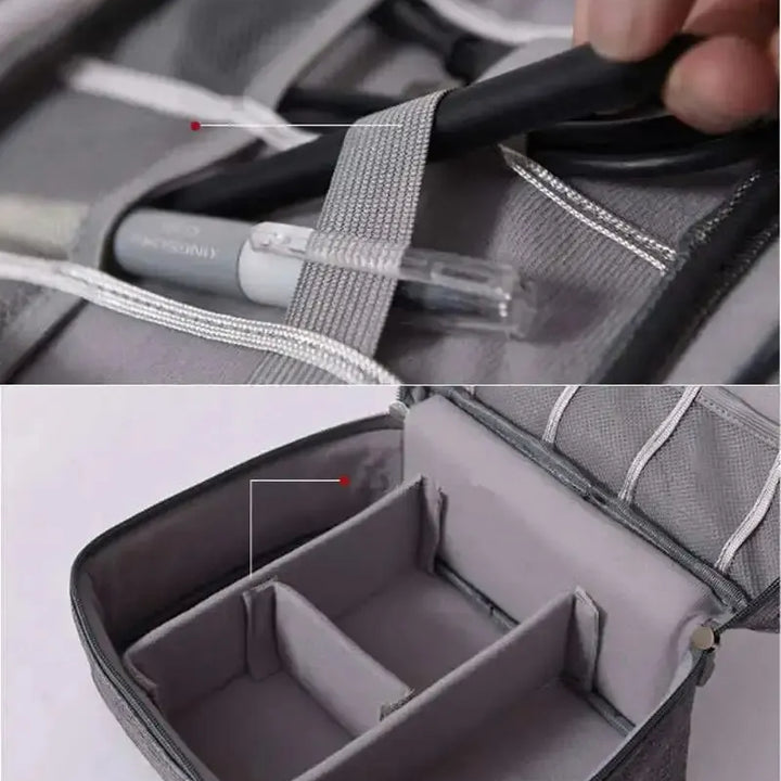 Waterproof Digital Cable Organizer – Keep Your Wires, Chargers, and Gadgets Perfectly Organized on the Go - FREE SHIPPING!