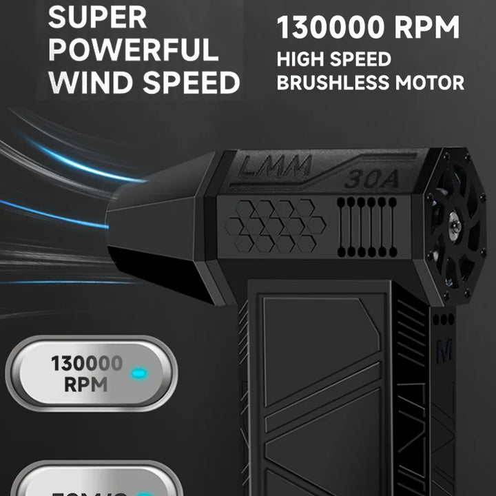 Mini Turbo Jet Fan: High-Power Cleaning at 130,000RPM for Cars and Computers - FREE SHIPPING!