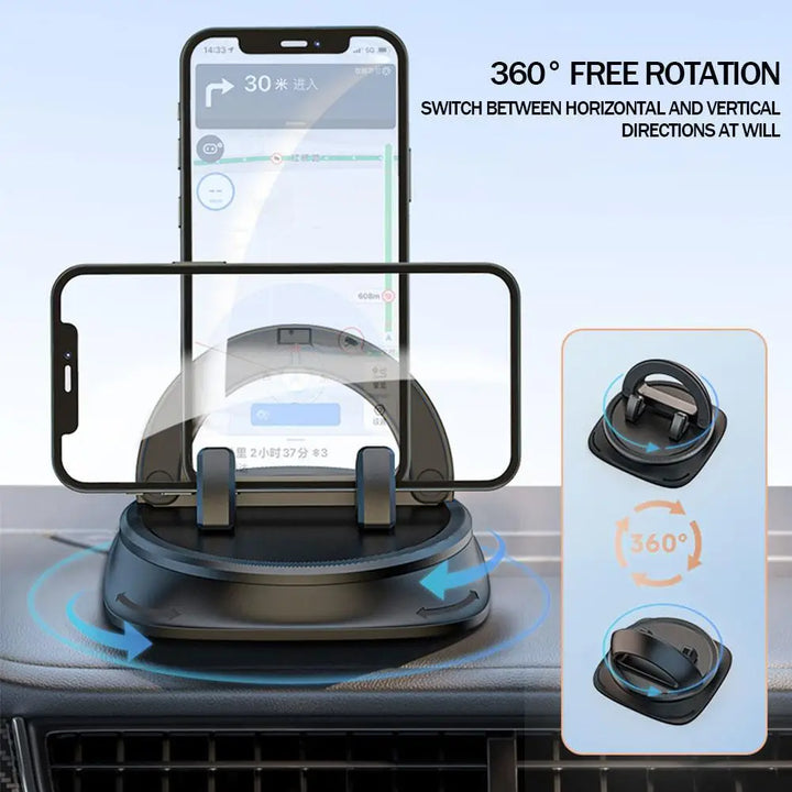 360 Degree Rotation Car Mobile Phone Holder Car Dashboard navigation Antislip Mount Holder Pad for All Cell Phones FREE SHIPPING!