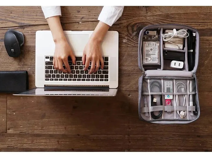 Waterproof Digital Cable Organizer – Keep Your Wires, Chargers, and Gadgets Perfectly Organized on the Go - FREE SHIPPING!