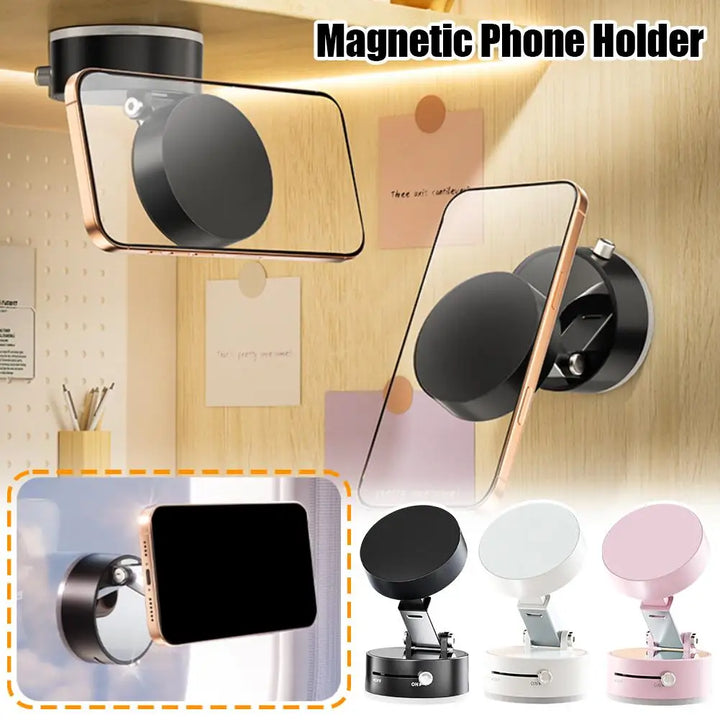 Magnetic Phone Holder with Double-Sided Suction – Foldable, Multi-Functional & Perfect for Hands-Free Convenience - FREE SHIPPING!