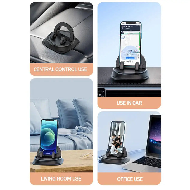 360 Degree Rotation Car Mobile Phone Holder Car Dashboard navigation Antislip Mount Holder Pad for All Cell Phones FREE SHIPPING!