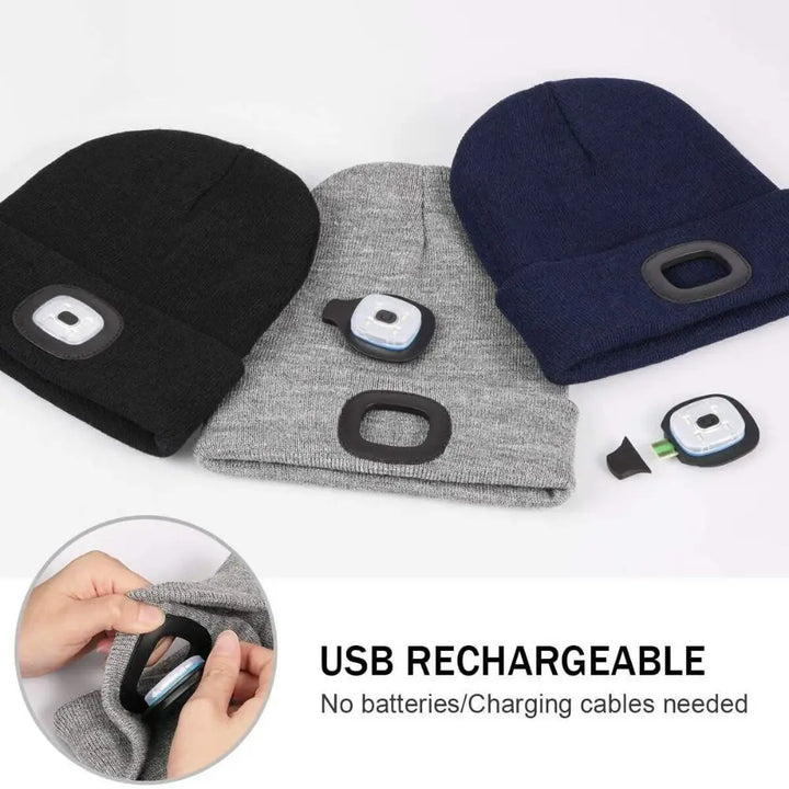 LED Bluetooth Beanie: Music, Light, and Comfort in One Accessory - FREE SHIPPING!
